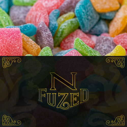  $6.33 – NFUZED 1-1 HYBRID SOUR GUMMIES 50mg CBD – 50mg THC 