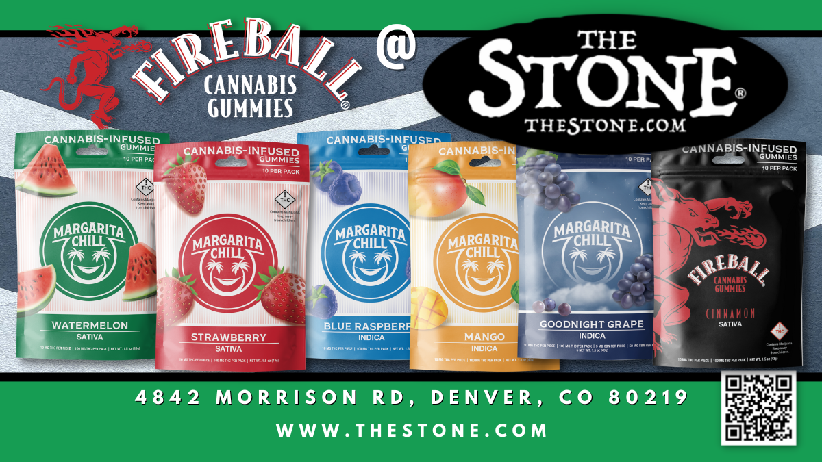 ROC Labs LLC Fireball Cannabis Gummies at The Stone - The Stone Dispensary - 4842 Morrison Rd, Denver, CO 80219