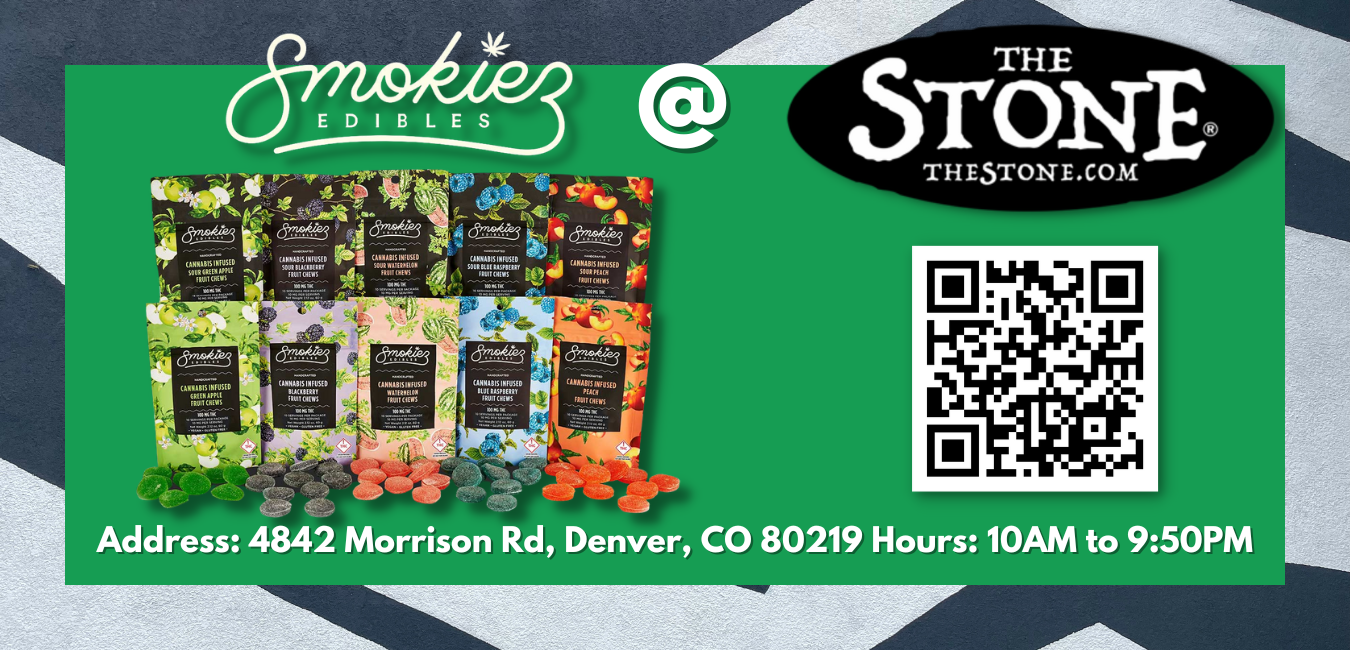 Smokiez Edibles Swag Giveaway and PopUp - The Stone